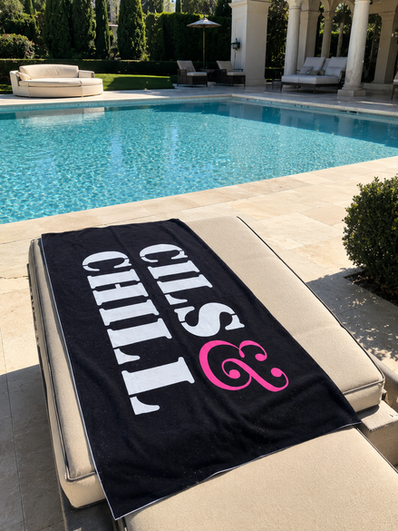 Serviette de plage Cils & Chill