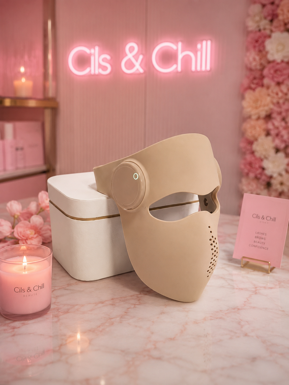 Masque Luminothérapie LED Silicone | Anti-Âge & Éclat | Sans Fil
